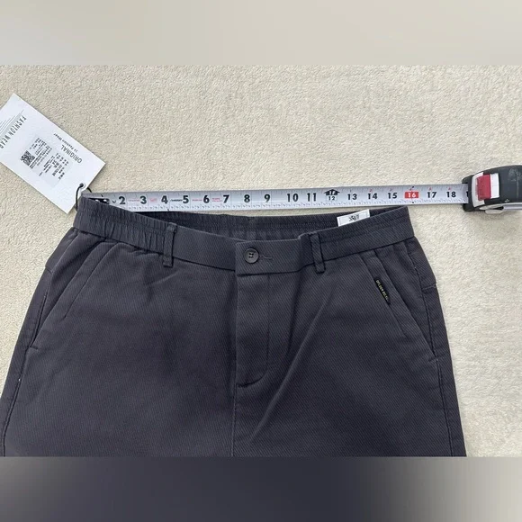 Men's Pants Straight Leg Fleece Insulated Dark Gray Size 32/28 - Picture 4 of 6